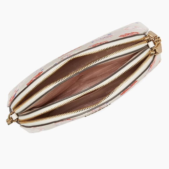 NWT KATE SPADE Morgan Dotty Floral Crossbody, White Floral Multi - Picture 5 of 5